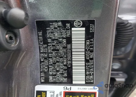 2016 Toyota Camry Le z USA, uszkodzony, nr VIN 4T1BF1FK0GU591886